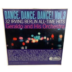 Vintage 1960 Dance Dance Dance 32 Irving Berlin All Time Hits LP Vinyl Record